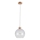 Candeeiro suspenso ALESSANDRO 1xE27/60W/230V carvalho