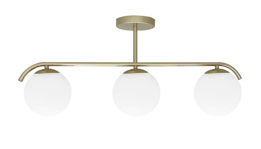 Candeeiro suspenso AMADEO 3xE14/40W/230V latão