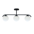 Candeeiro suspenso AMADEO 3xE14/40W/230V preto
