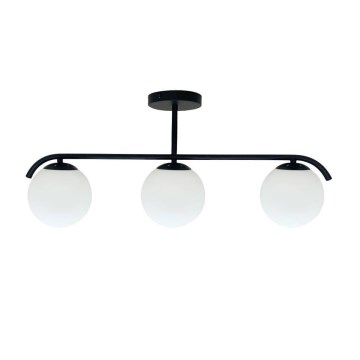 Candeeiro suspenso AMADEO 3xE14/40W/230V preto