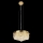 Candeeiro suspenso AMAPOLI 7xG9/28W/230V diâmetro 45 cm dourado