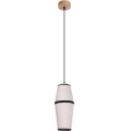 Candeeiro suspenso AMIGO 1xE27/25W/230V carvalho