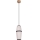 Candeeiro suspenso AMIGO 1xE27/25W/230V carvalho