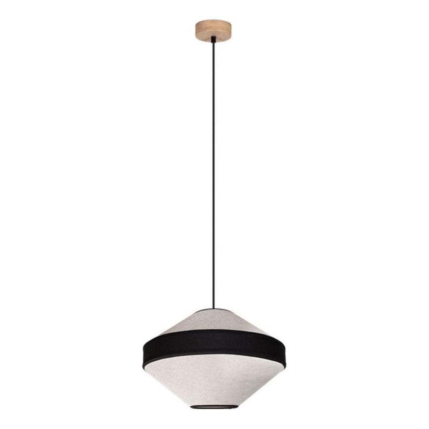 Candeeiro suspenso AMIGO 1xE27/60W/230V carvalho