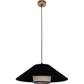 Candeeiro suspenso AMIGO 1xE27/60W/230V carvalho