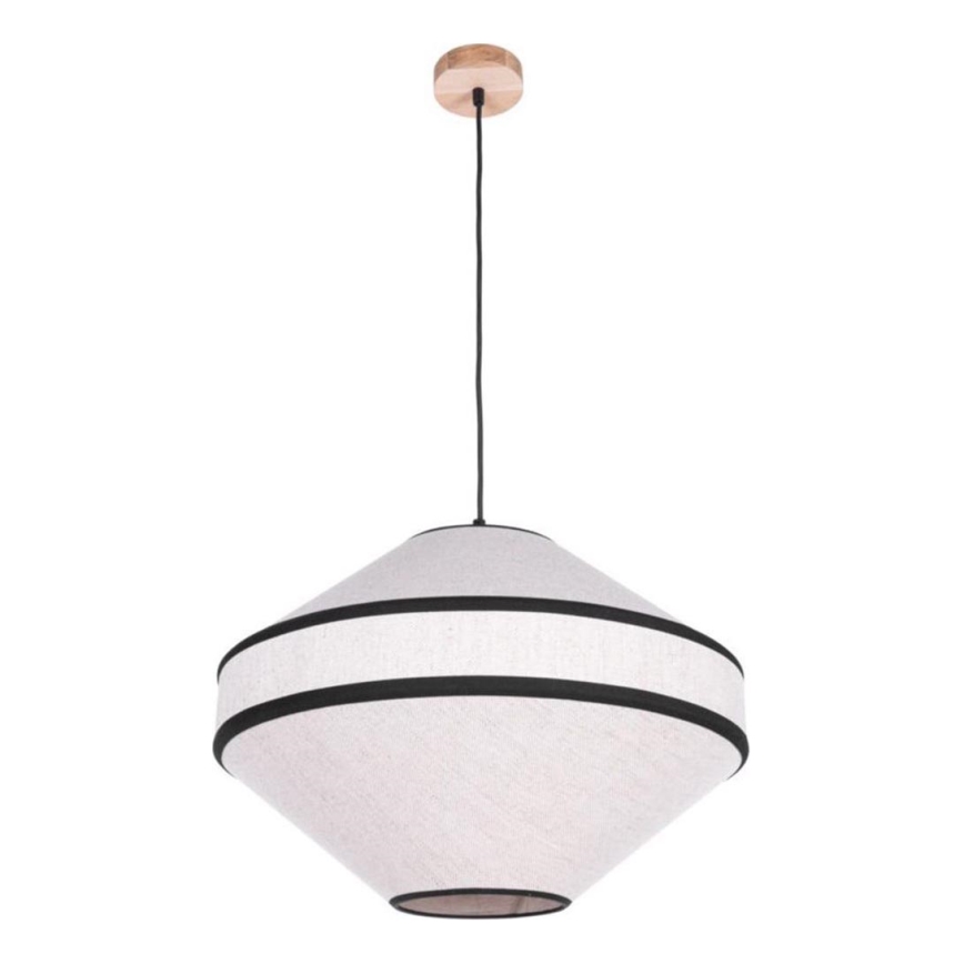 Candeeiro suspenso AMIGO 1xE27/60W/230V carvalho