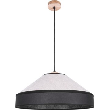 Candeeiro suspenso AMIGO 1xE27/60W/230V carvalho