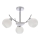 Candeeiro suspenso AMOS 3xE27/40W/230V cromado brilhante