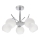 Candeeiro suspenso AMOS 5xE27/40W/230V cromado brilhante