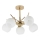 Candeeiro suspenso AMOS 5xE27/40W/230V dourado