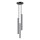 Candeeiro suspenso ARCHE 3xG9/8W/230V preto