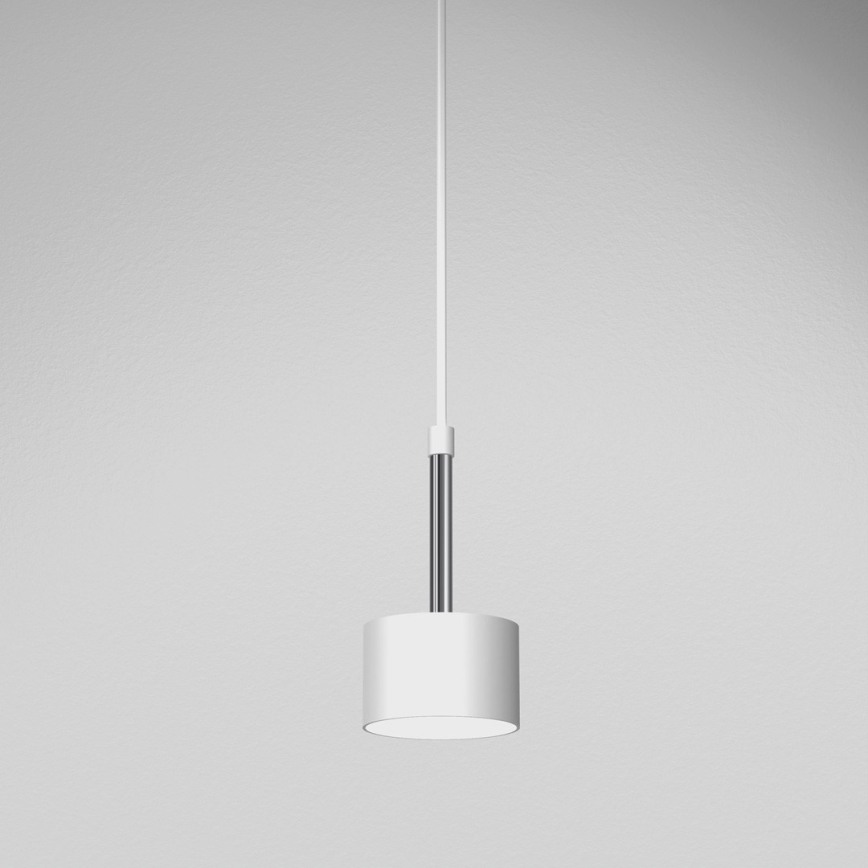 Candeeiro suspenso ARENA 1xGX53/11W/230V branco/cromado brilhante