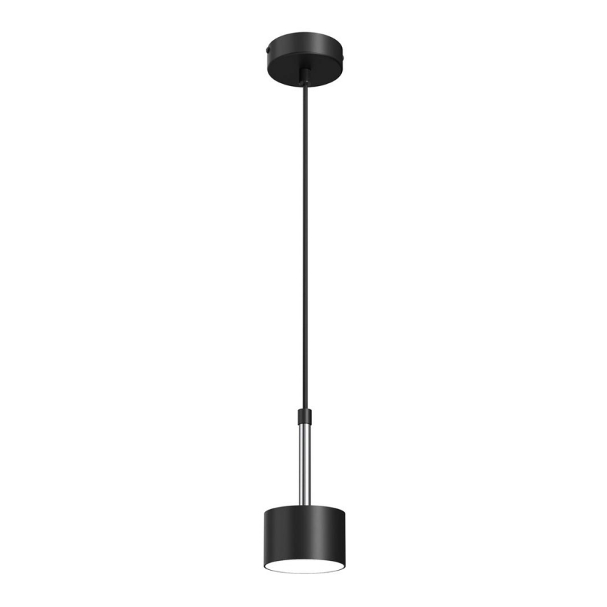 Candeeiro suspenso ARENA 1xGX53/11W/230V preto/cromado brilhante
