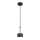 Candeeiro suspenso ARENA 1xGX53/11W/230V preto/cromado brilhante
