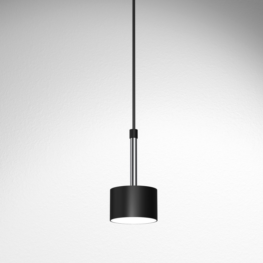 Candeeiro suspenso ARENA 1xGX53/11W/230V preto/cromado brilhante