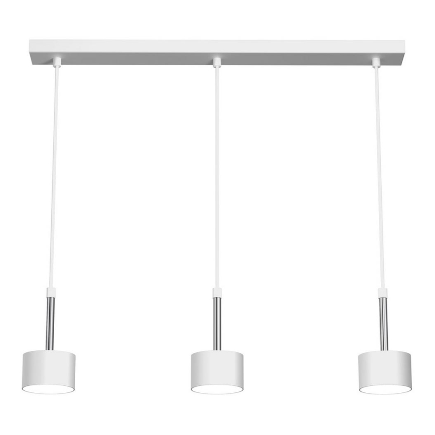 Candeeiro suspenso ARENA 3xGX53/11W/230V branco/cromado brilhante