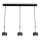 Candeeiro suspenso ARENA 3xGX53/11W/230V preto/cromado brilhante