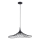 Candeeiro suspenso ARIELLE 1xE27/20W/230V diâmetro 50 cm preto