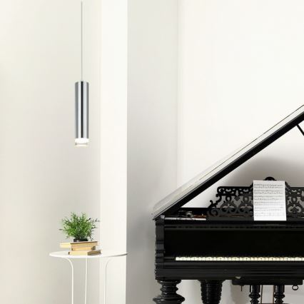 Candeeiro suspenso ARMIN 3xGU10/10W/230V cromado brilhante