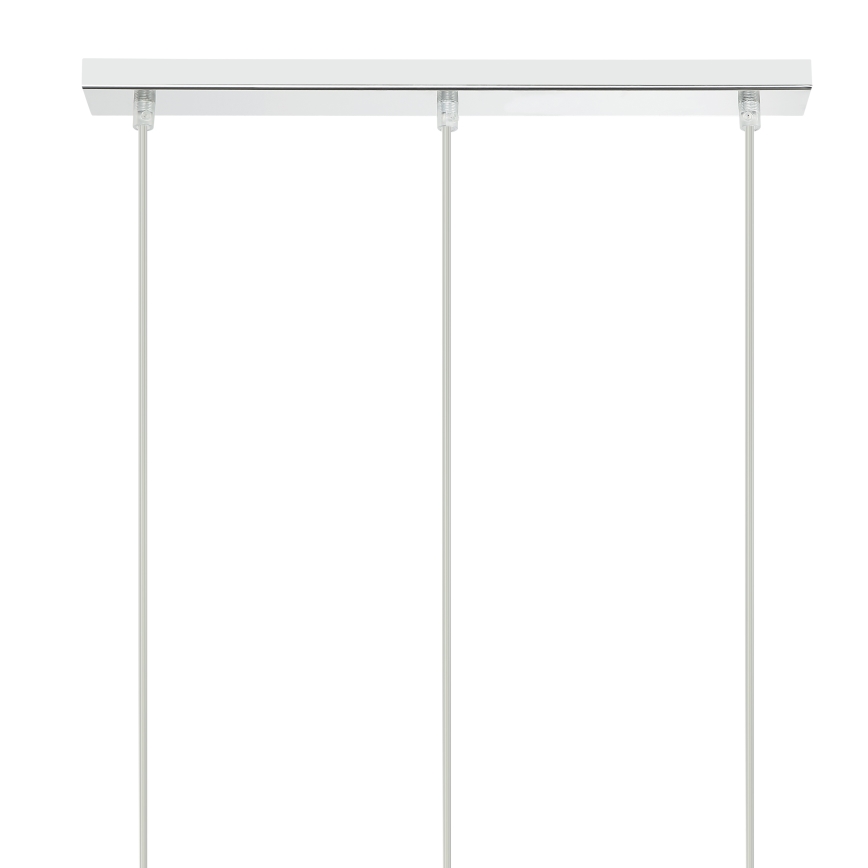 Candeeiro suspenso ARMIN 3xGU10/10W/230V cromado brilhante