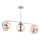 Candeeiro suspenso ASTANA 3xE14/10W/230V dourado