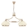 Candeeiro suspenso ASTORIA 2xE27/15W/230V dourado
