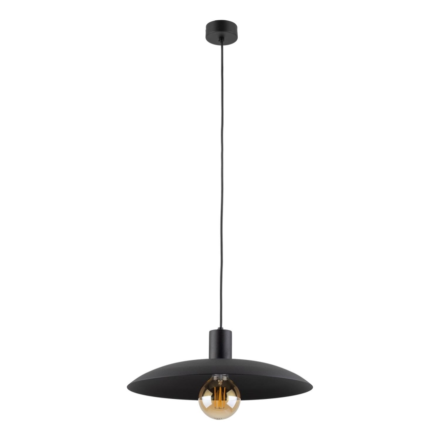 Candeeiro suspenso ASTRA 1xE27/15W/230V diâmetro 41 cm preto