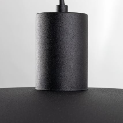 Candeeiro suspenso ASTRA 1xE27/15W/230V diâmetro 41 cm preto