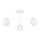 Candeeiro suspenso ASTRAL 3xG9/8W/230V branco