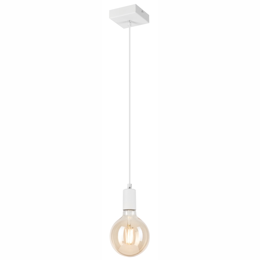 Candeeiro suspenso ASTRID 1xE27/60W/230V branco