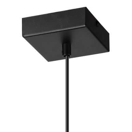 Candeeiro suspenso ASTRID 1xE27/60W/230V mate preto