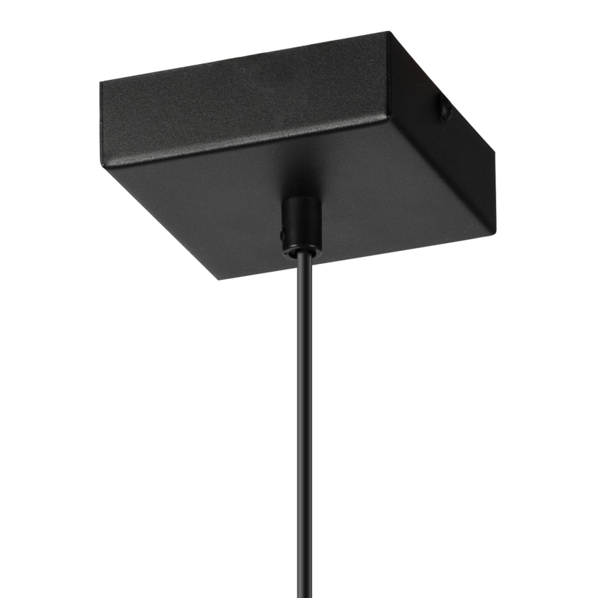 Candeeiro suspenso ASTRID 1xE27/60W/230V mate preto