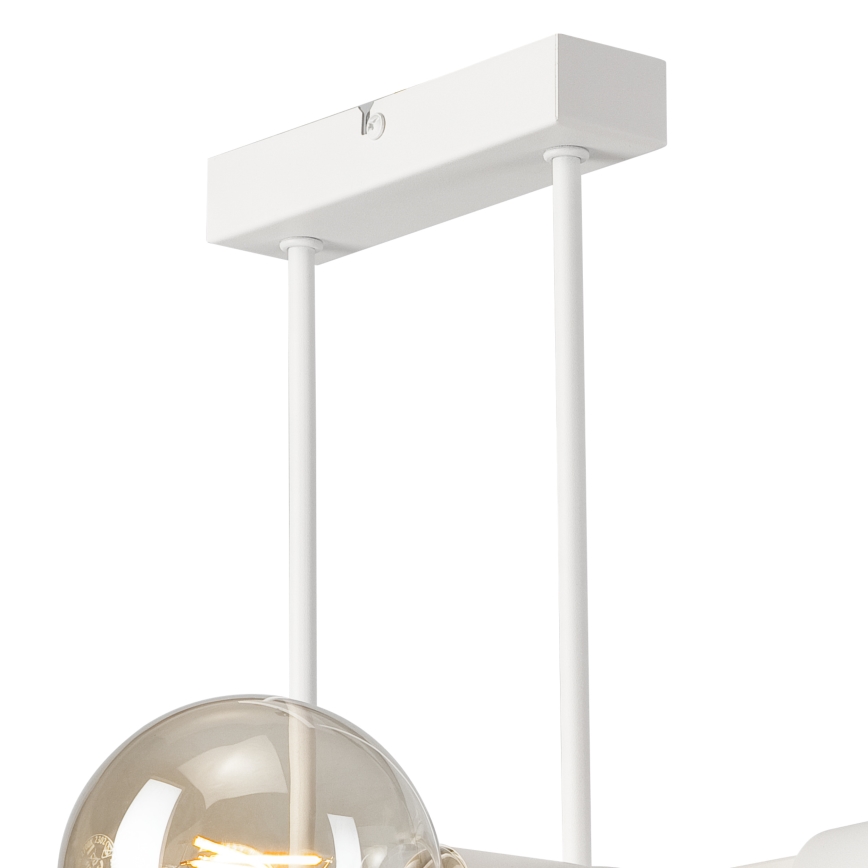 Candeeiro suspenso ASTRID 4xE27/60W/230V branco