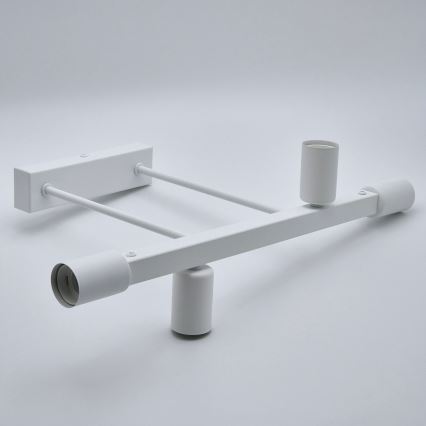 Candeeiro suspenso ASTRID 4xE27/60W/230V branco