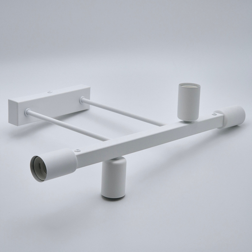 Candeeiro suspenso ASTRID 4xE27/60W/230V branco