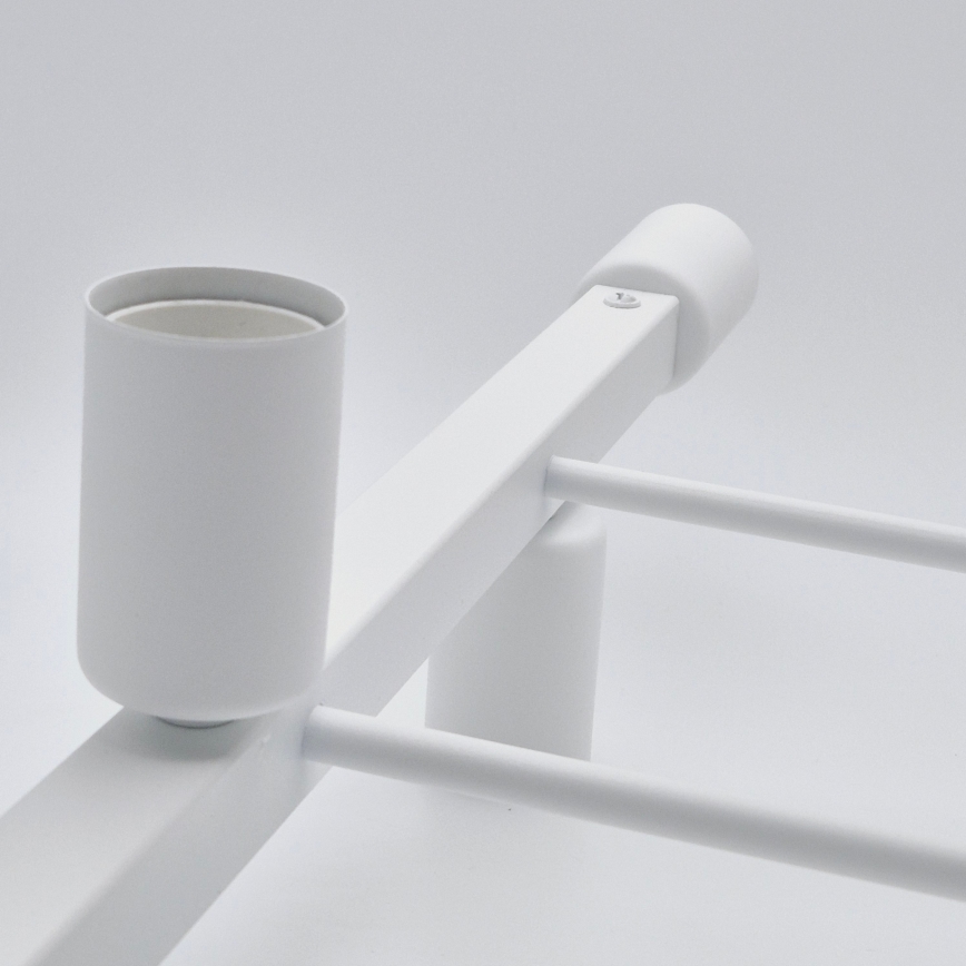 Candeeiro suspenso ASTRID 4xE27/60W/230V branco