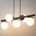 Candeeiro suspenso AVOLA 5xG9/12W/230V preto