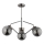 Candeeiro suspenso BARSUM 3xE14/10W/230V cinzento