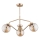 Candeeiro suspenso BARSUM 3xE14/10W/230V dourado