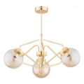 Candeeiro suspenso BARSUM 3xE14/10W/230V dourado