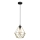 Candeeiro suspenso BASKET 1xE27/60W/230V diâmetro 25 cm dourado