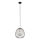 Candeeiro suspenso BELL 1xG9/12W/230V diâmetro 24 cm preto/dourado