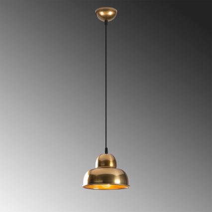 Candeeiro suspenso BERCESTE 1xE27/40W/230V dourado