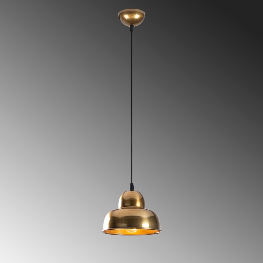 Candeeiro suspenso BERCESTE 1xE27/40W/230V dourado