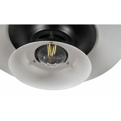 Candeeiro suspenso BERIT 1xE27/20W/230V preto