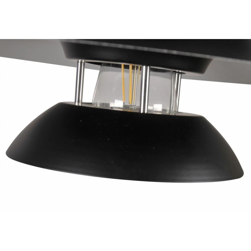 Candeeiro suspenso BERIT 1xE27/20W/230V preto