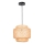 Candeeiro suspenso BERTA 1xE27/20W/230V diâmetro 50 cm bambu