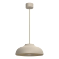 Candeeiro suspenso BILBAO 1xE27/15W/230V diâmetro 40 cm bege