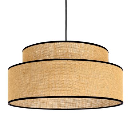 Candeeiro suspenso BOHO 1xE27/60W/230V bege