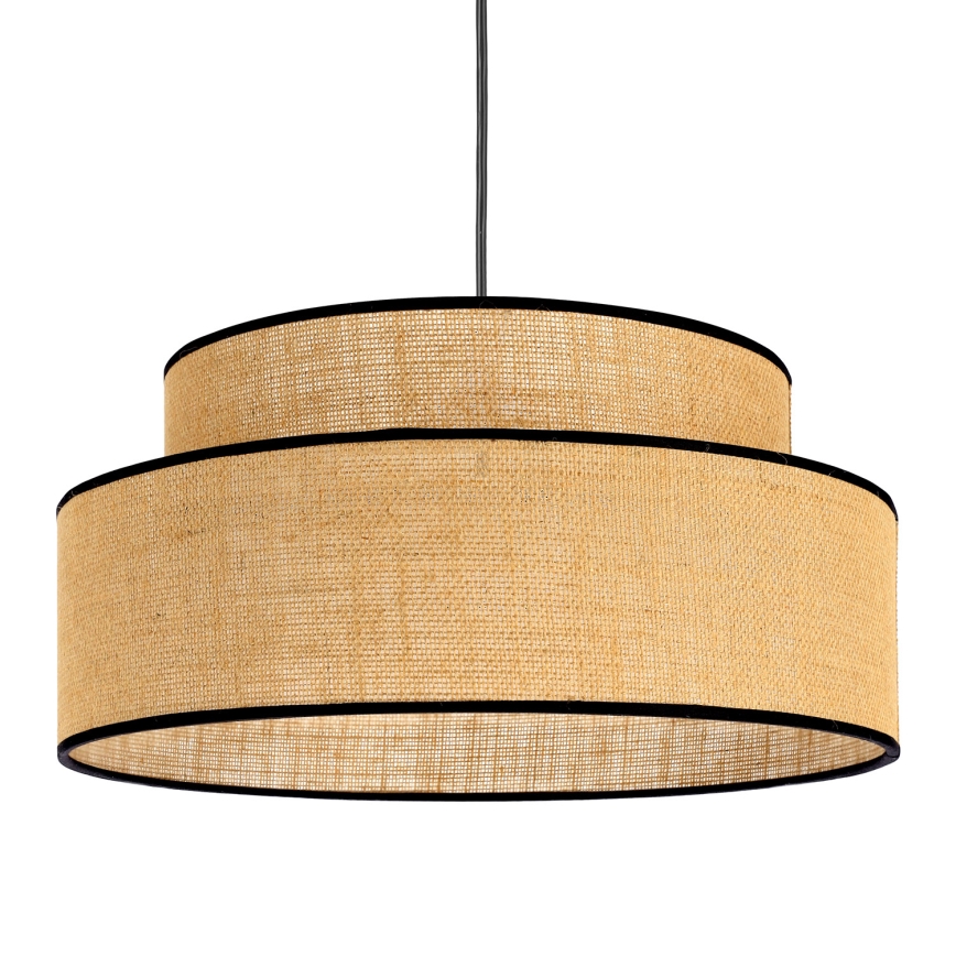 Candeeiro suspenso BOHO 1xE27/60W/230V bege